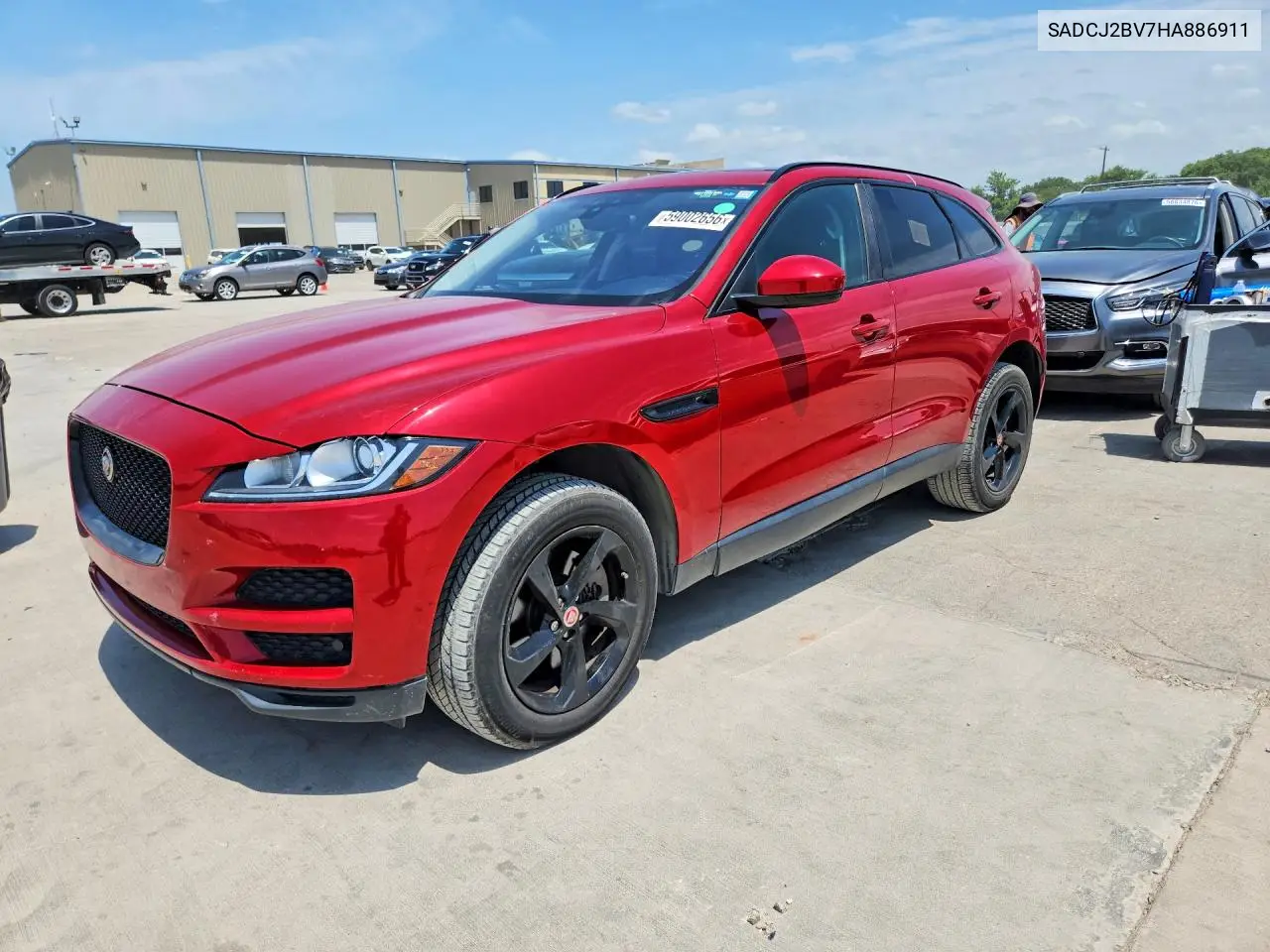 2017 Jaguar F-Pace Premium VIN: SADCJ2BV7HA886911 Lot: 59002656