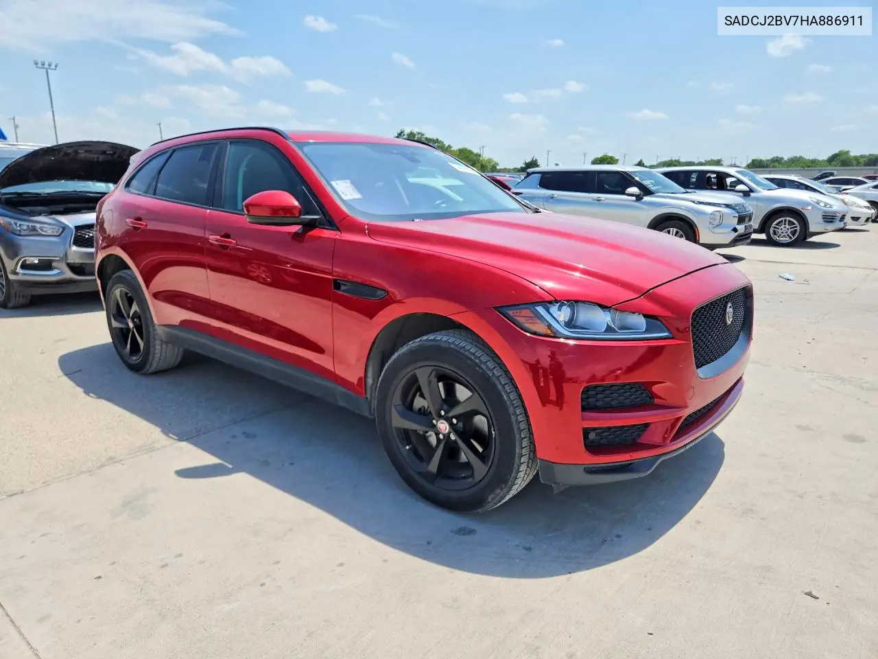 2017 Jaguar F-Pace Premium VIN: SADCJ2BV7HA886911 Lot: 59002656