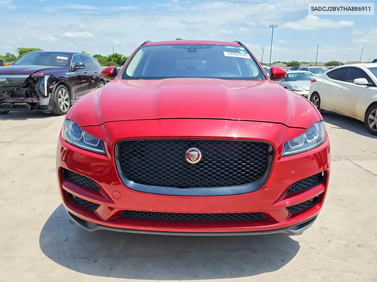 2017 Jaguar F-Pace Premium VIN: SADCJ2BV7HA886911 Lot: 59002656