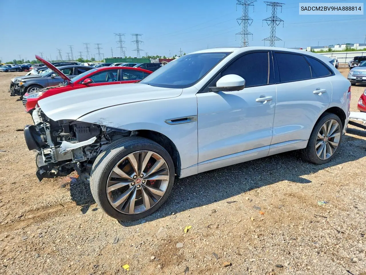 2017 Jaguar F-Pace S VIN: SADCM2BV9HA888814 Lot: 59266566
