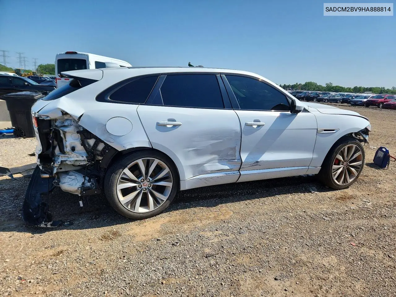 2017 Jaguar F-Pace S VIN: SADCM2BV9HA888814 Lot: 59266566