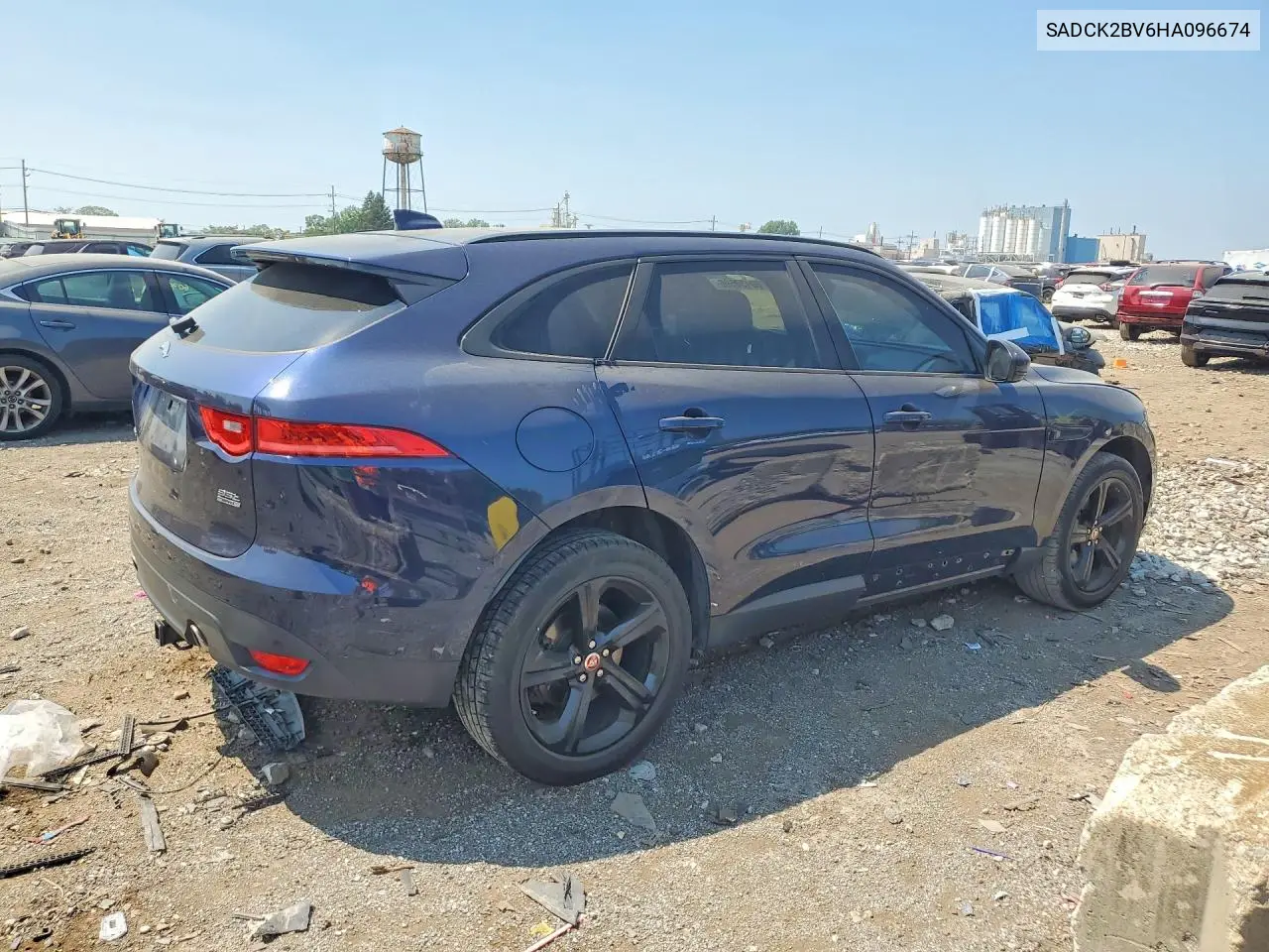 2017 Jaguar F-Pace Prestige VIN: SADCK2BV6HA096674 Lot: 60139596