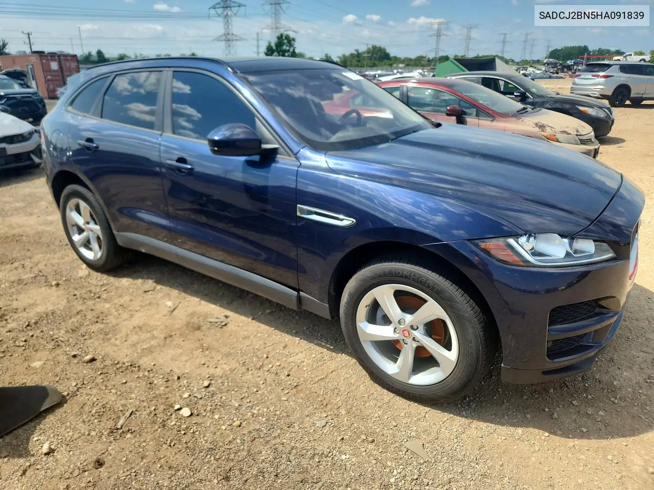2017 Jaguar F-Pace Premium VIN: SADCJ2BN5HA091839 Lot: 60329656