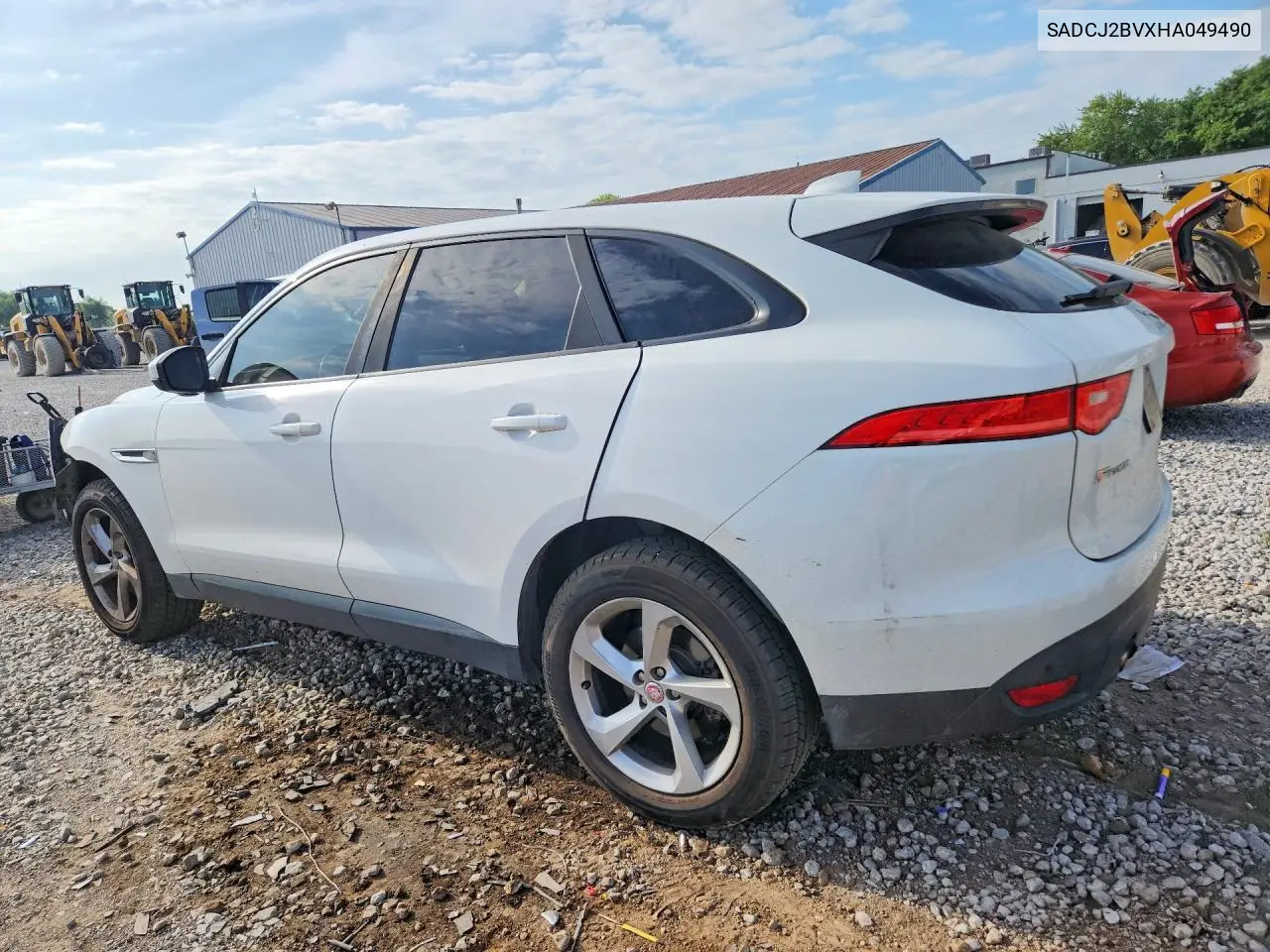 2017 Jaguar F-Pace Premium VIN: SADCJ2BVXHA049490 Lot: 60360396