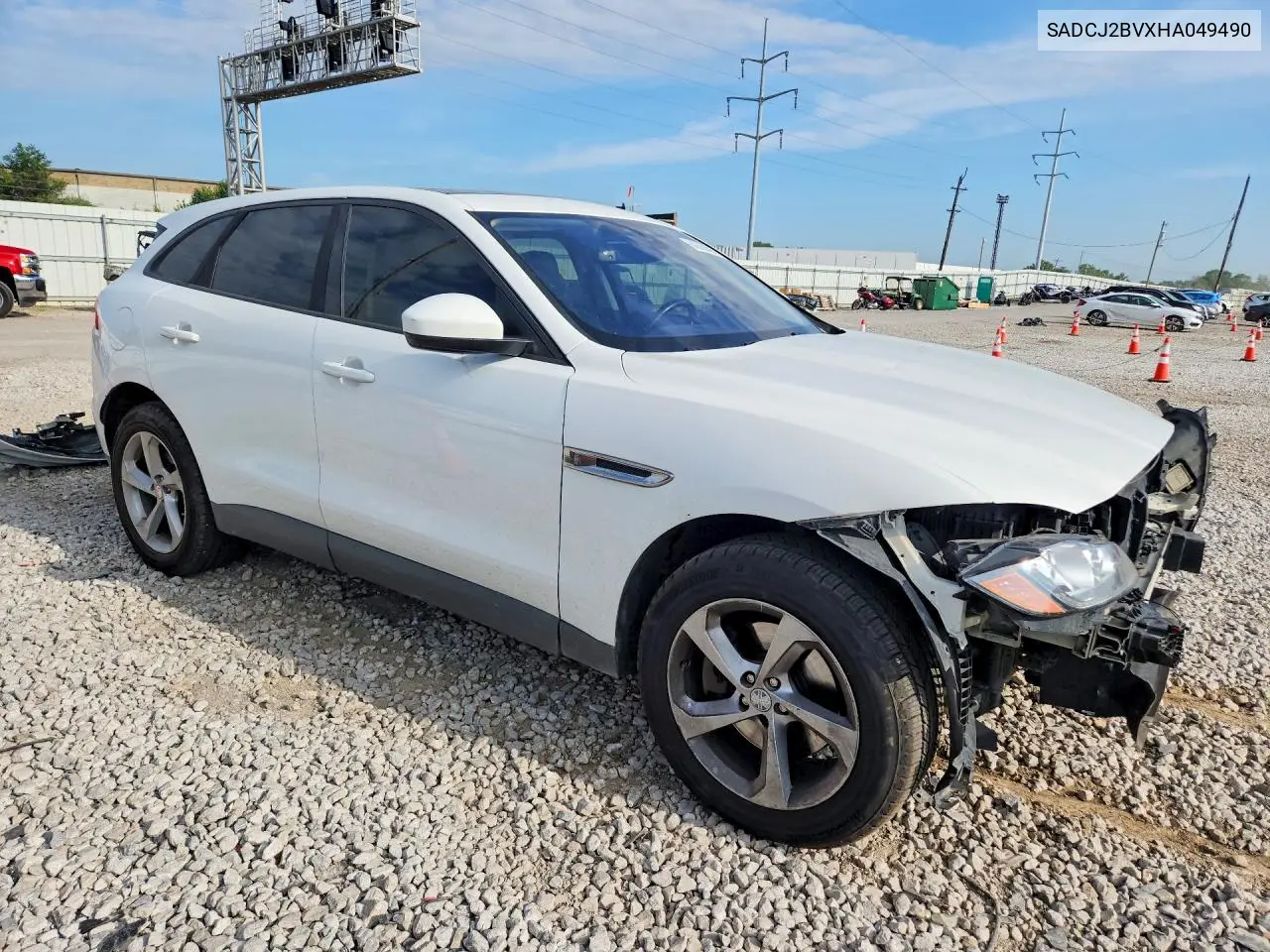 2017 Jaguar F-Pace Premium VIN: SADCJ2BVXHA049490 Lot: 60360396