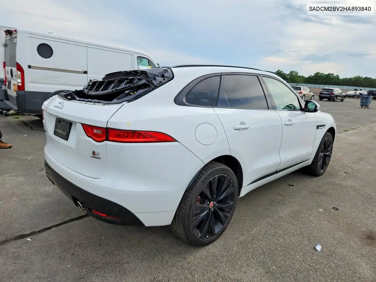 2017 Jaguar F-Pace S VIN: SADCM2BV2HA893840 Lot: 60753656