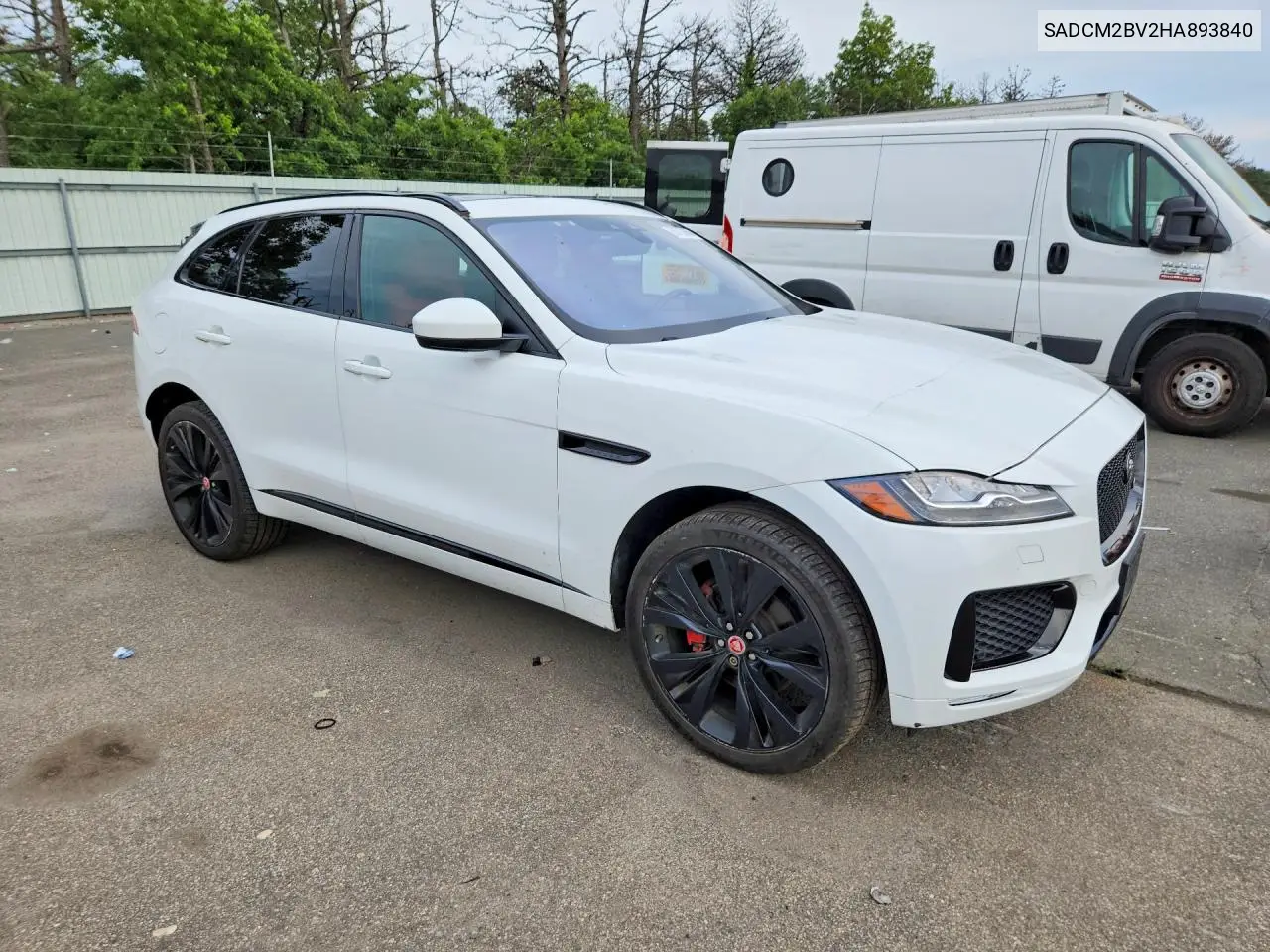 2017 Jaguar F-Pace S VIN: SADCM2BV2HA893840 Lot: 60753656