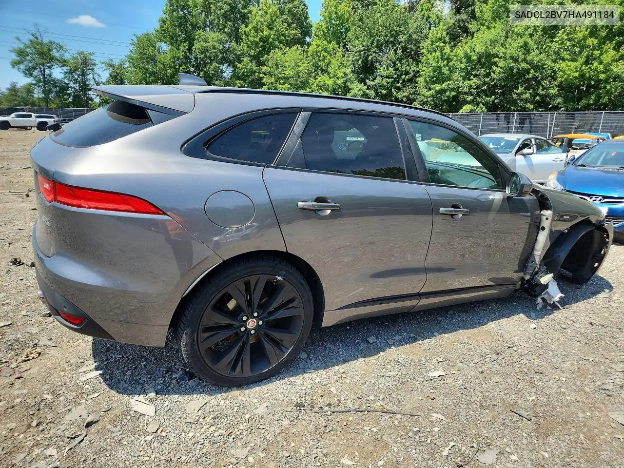 2017 Jaguar F-Pace R - Sport VIN: SADCL2BV7HA491184 Lot: 60814436
