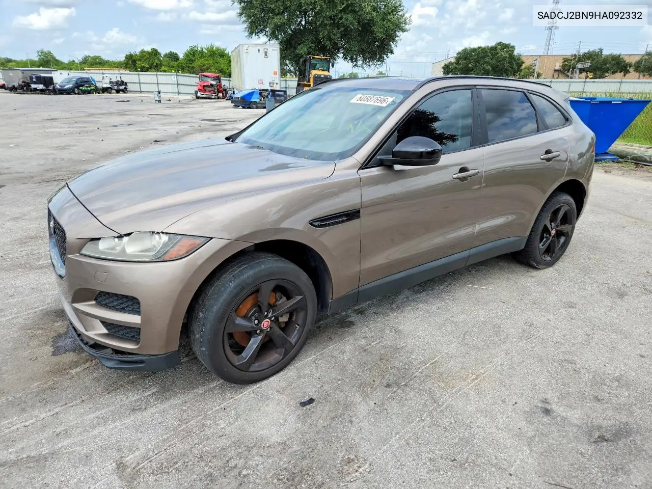 2017 Jaguar F-Pace Premium VIN: SADCJ2BN9HA092332 Lot: 60887696