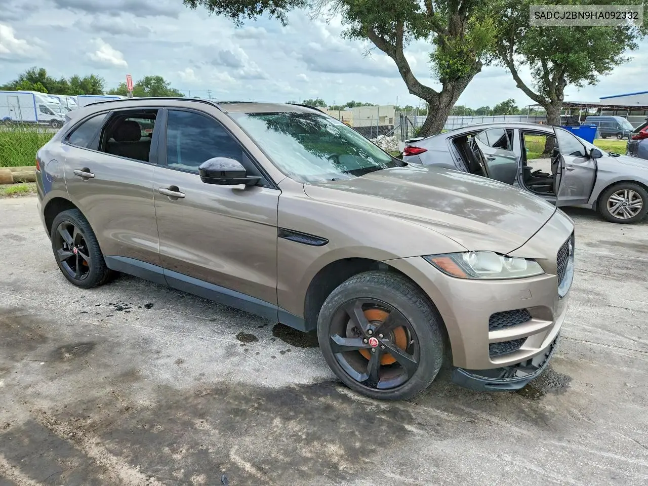 2017 Jaguar F-Pace Premium VIN: SADCJ2BN9HA092332 Lot: 60887696