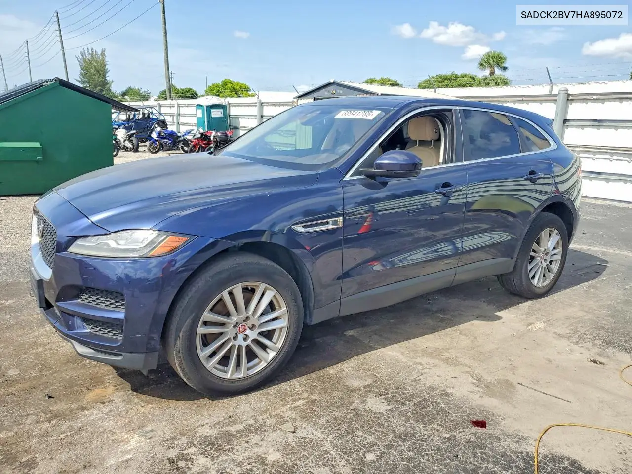 2017 Jaguar F-Pace Prestige VIN: SADCK2BV7HA895072 Lot: 60941286
