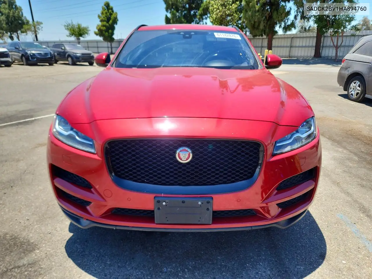 2017 Jaguar F-Pace Prestige VIN: SADCK2BV1HA894760 Lot: 61142876