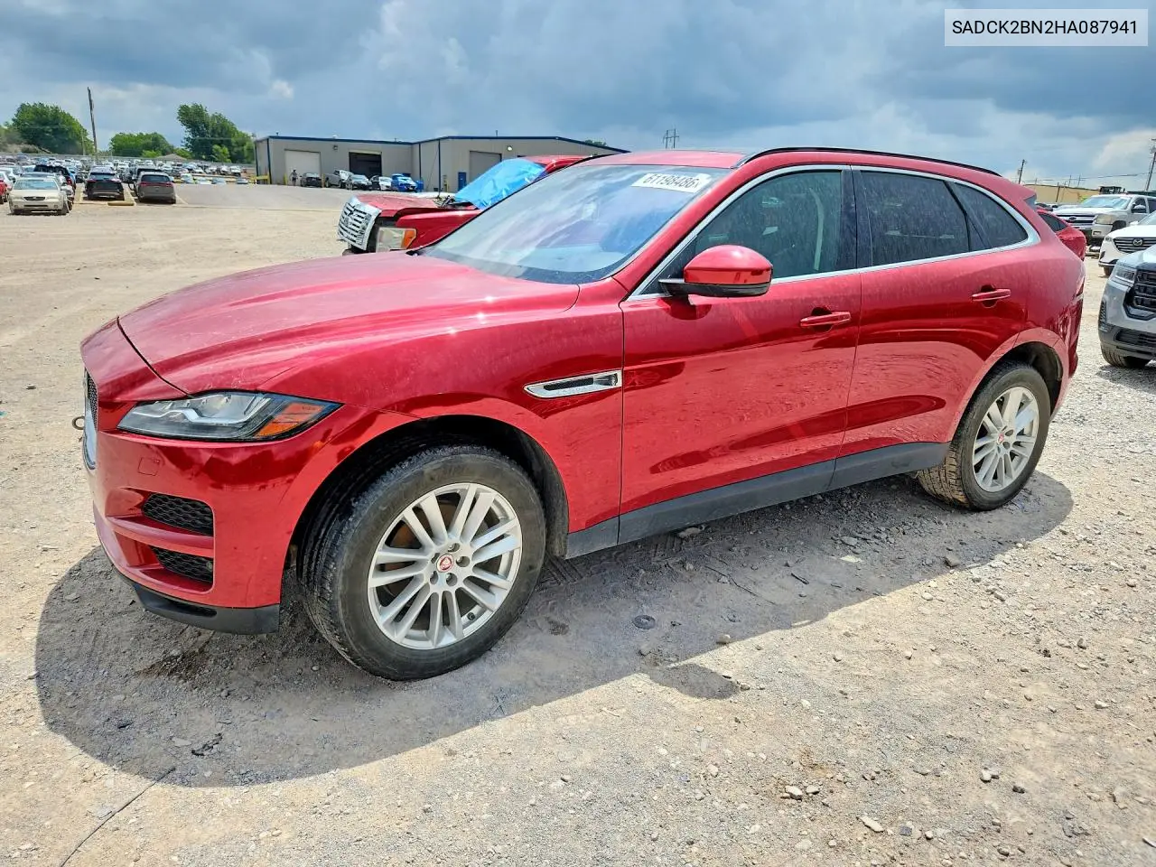 2017 Jaguar F-Pace Prestige VIN: SADCK2BN2HA087941 Lot: 61198486
