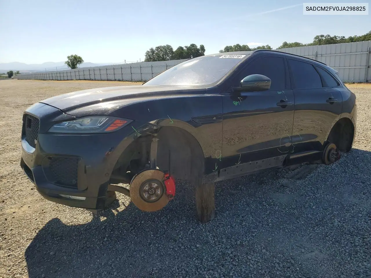 2018 Jaguar F-Pace S VIN: SADCM2FV0JA298825 Lot: 54703316