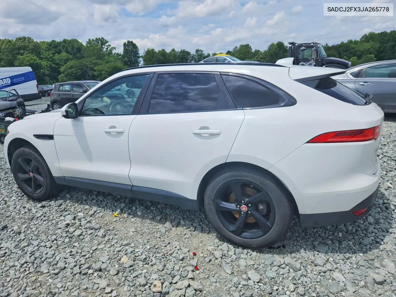 2018 Jaguar F-Pace Premium VIN: SADCJ2FX3JA265778 Lot: 55021826