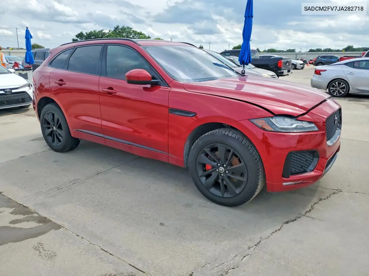 2018 Jaguar F-Pace S VIN: SADCM2FV7JA282718 Lot: 55067486