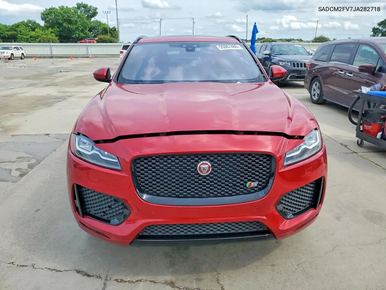 2018 Jaguar F-Pace S VIN: SADCM2FV7JA282718 Lot: 55067486