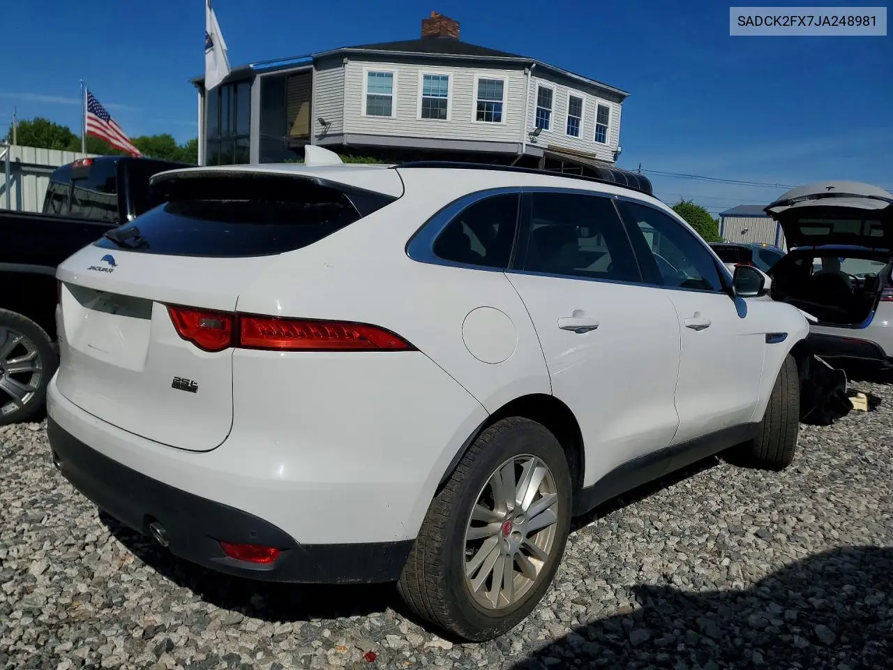 2018 Jaguar F-Pace Prestige VIN: SADCK2FX7JA248981 Lot: 56303126