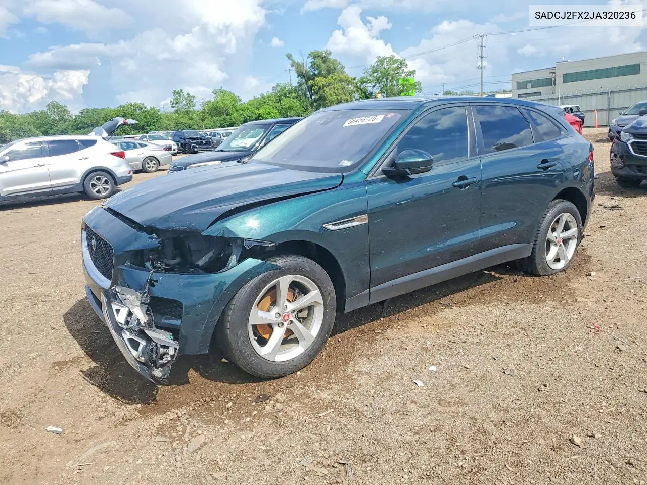 2018 Jaguar F-Pace Premium VIN: SADCJ2FX2JA320236 Lot: 56456726