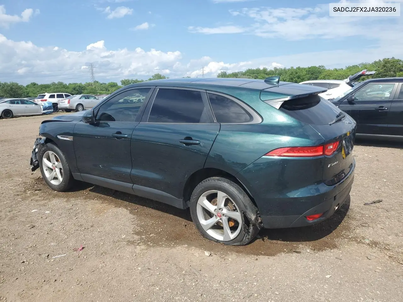 2018 Jaguar F-Pace Premium VIN: SADCJ2FX2JA320236 Lot: 56456726