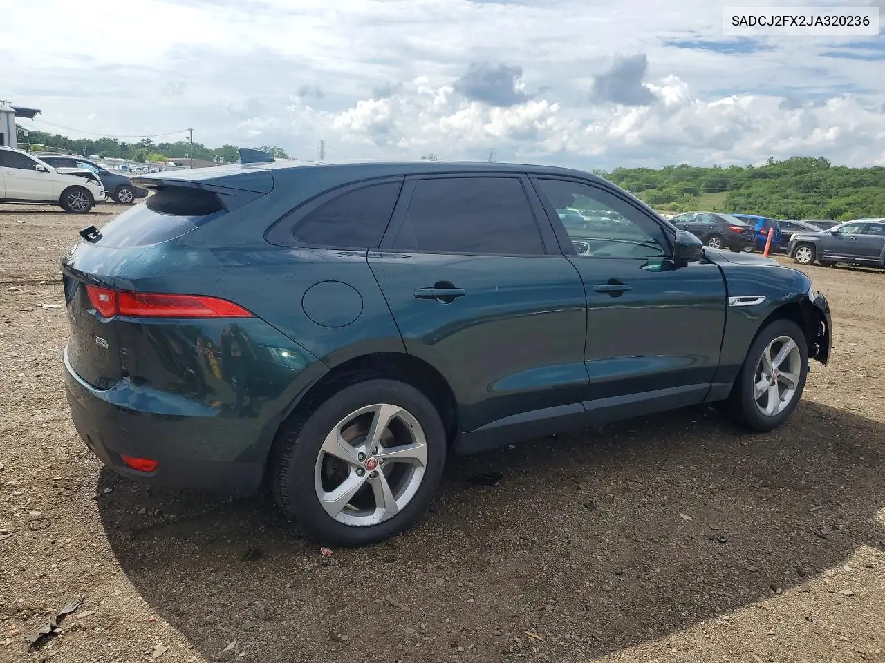 2018 Jaguar F-Pace Premium VIN: SADCJ2FX2JA320236 Lot: 56456726