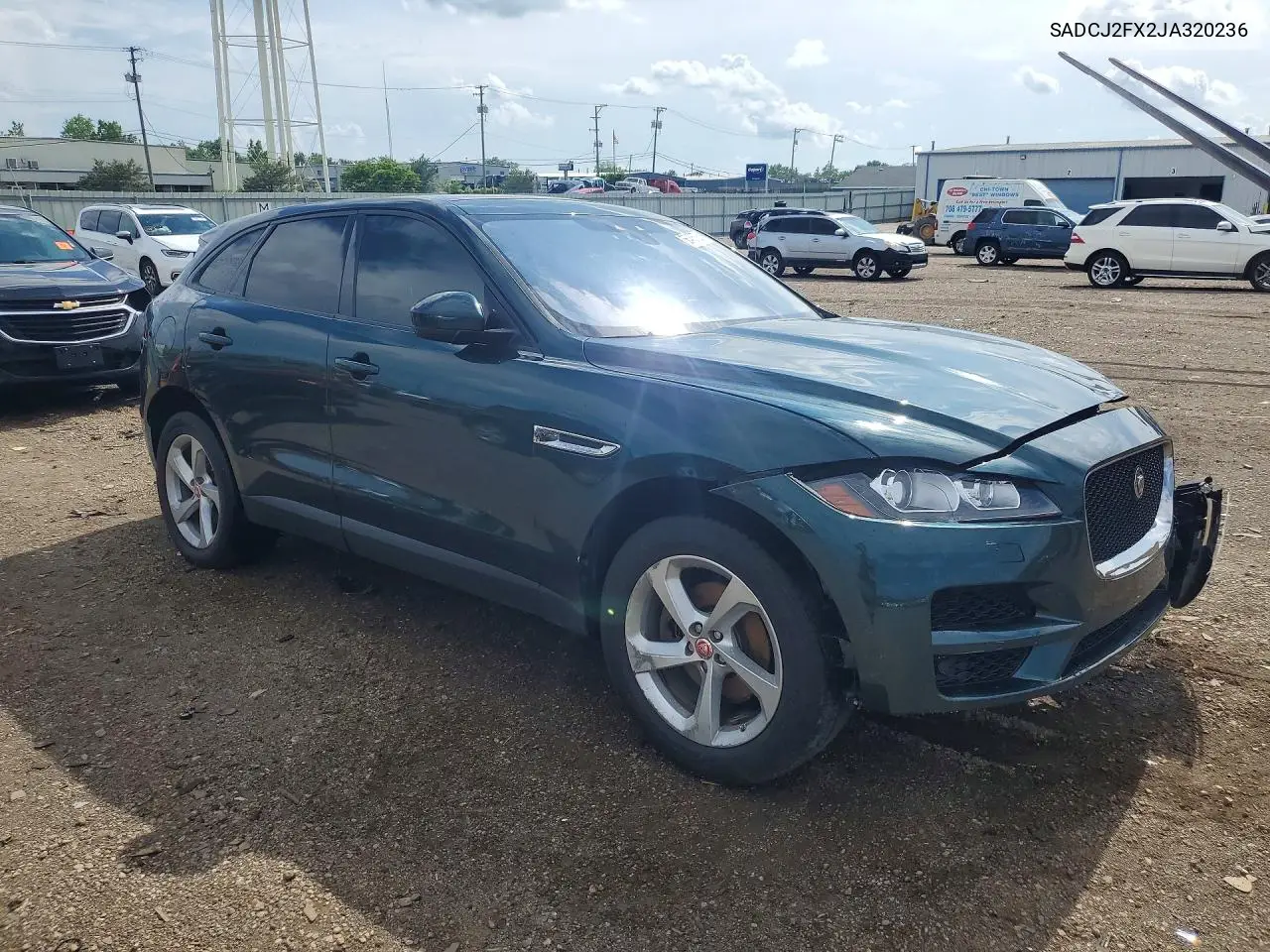 2018 Jaguar F-Pace Premium VIN: SADCJ2FX2JA320236 Lot: 56456726