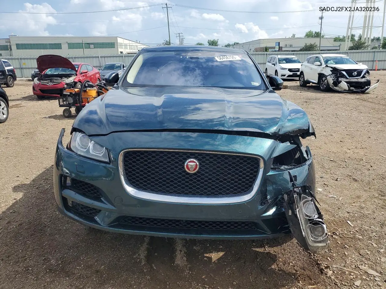 2018 Jaguar F-Pace Premium VIN: SADCJ2FX2JA320236 Lot: 56456726
