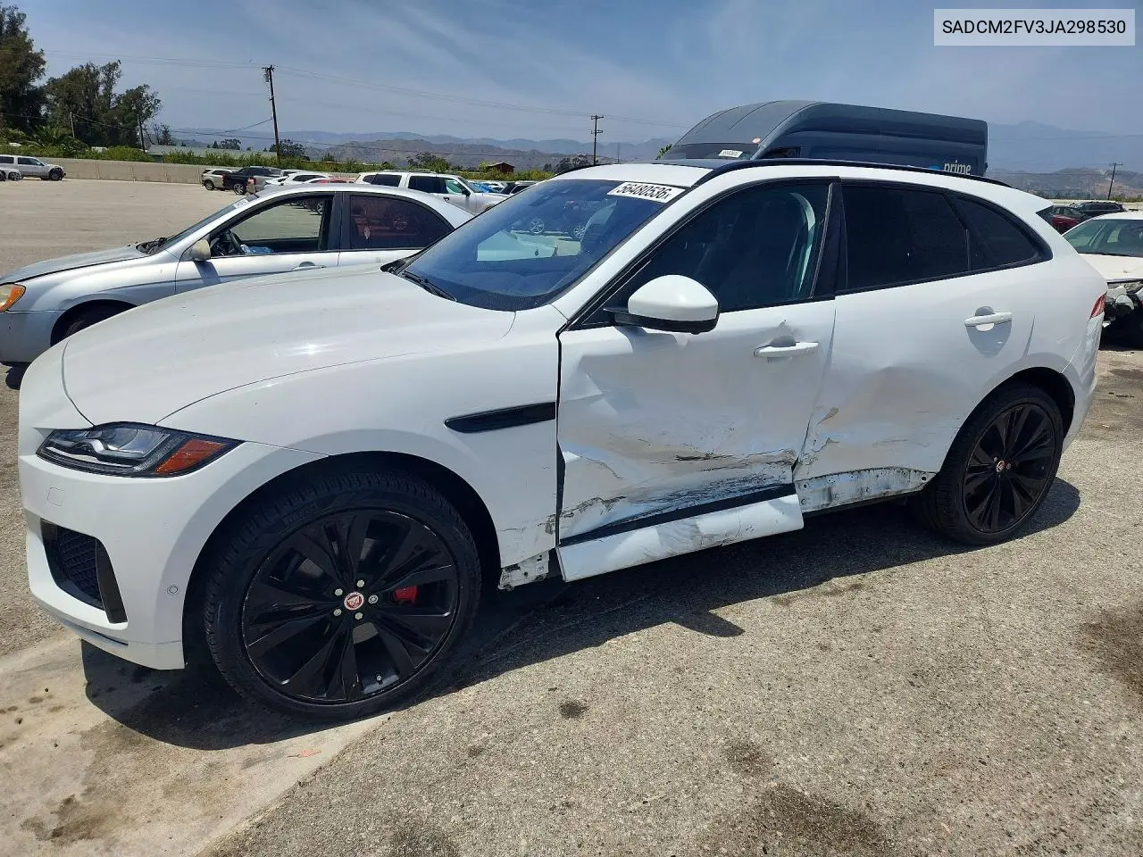 2018 Jaguar F-Pace S VIN: SADCM2FV3JA298530 Lot: 56480536
