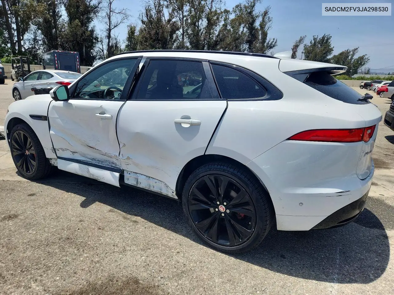 2018 Jaguar F-Pace S VIN: SADCM2FV3JA298530 Lot: 56480536