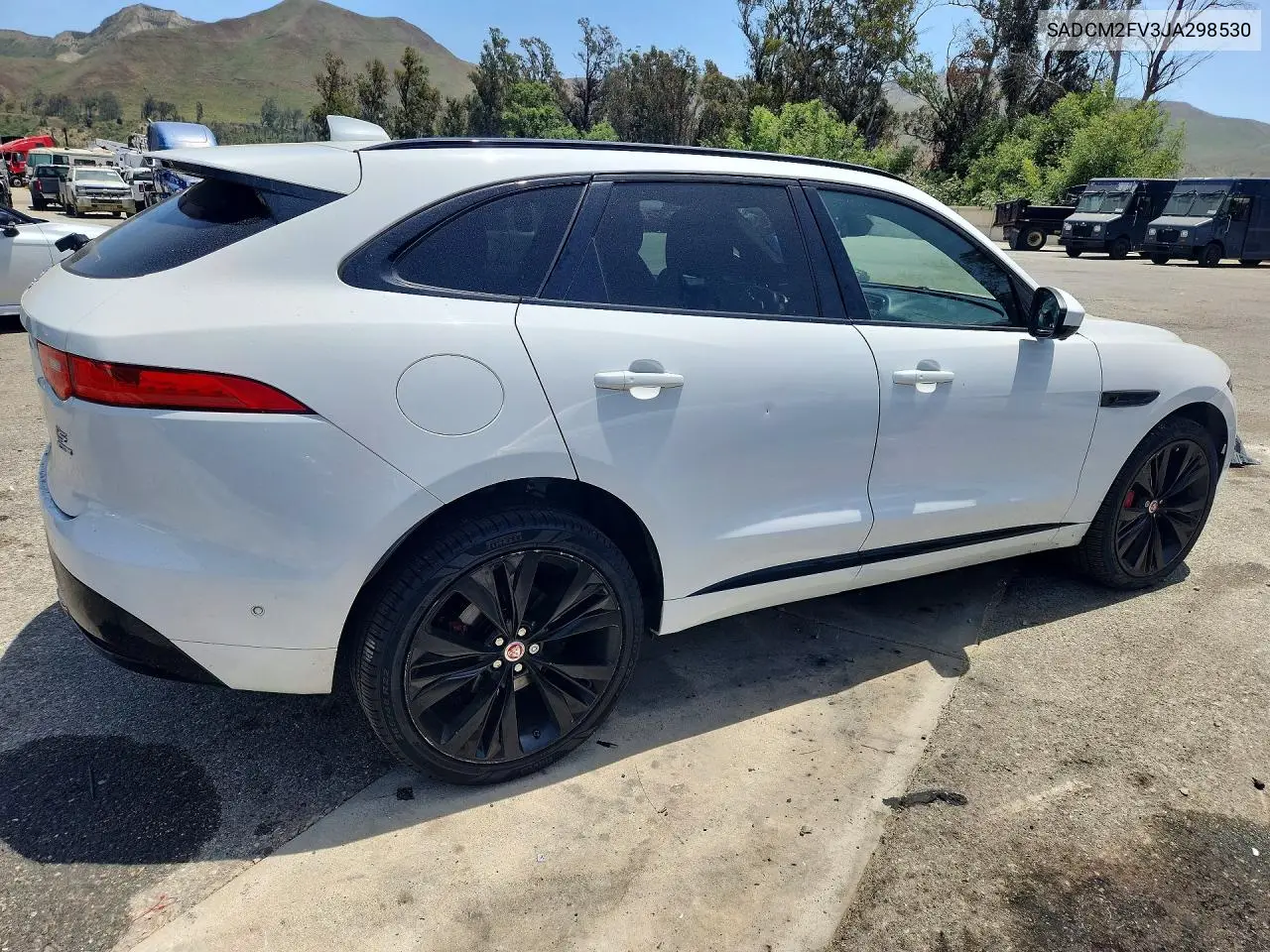 2018 Jaguar F-Pace S VIN: SADCM2FV3JA298530 Lot: 56480536