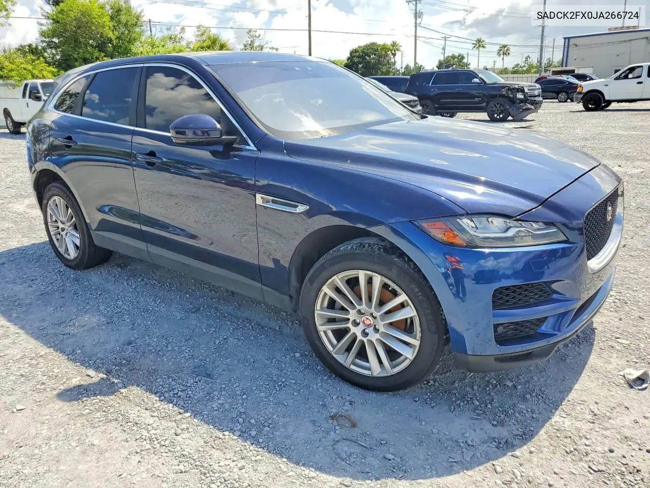 2018 Jaguar F-Pace Prestige VIN: SADCK2FX0JA266724 Lot: 57501596
