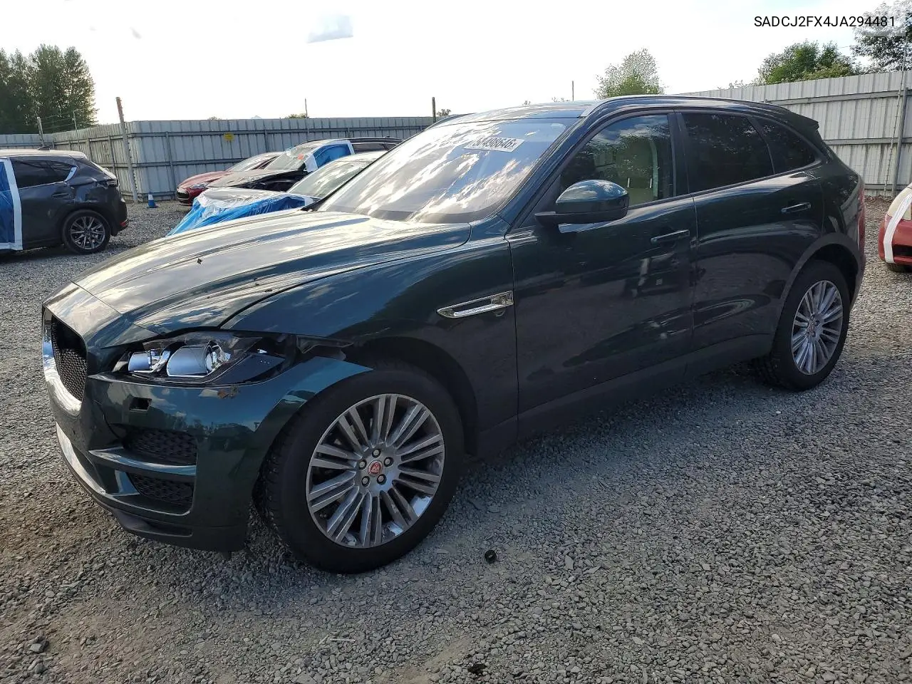 2018 Jaguar F-Pace Premium VIN: SADCJ2FX4JA294481 Lot: 58498646