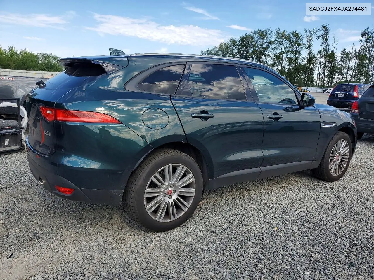 2018 Jaguar F-Pace Premium VIN: SADCJ2FX4JA294481 Lot: 58498646