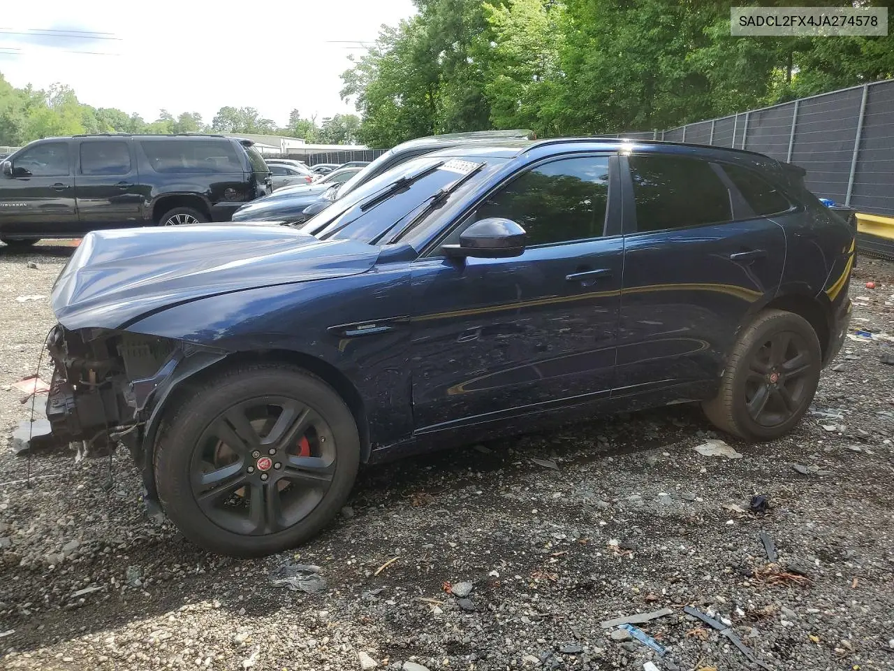 2018 Jaguar F-Pace R - Sport VIN: SADCL2FX4JA274578 Lot: 60306506