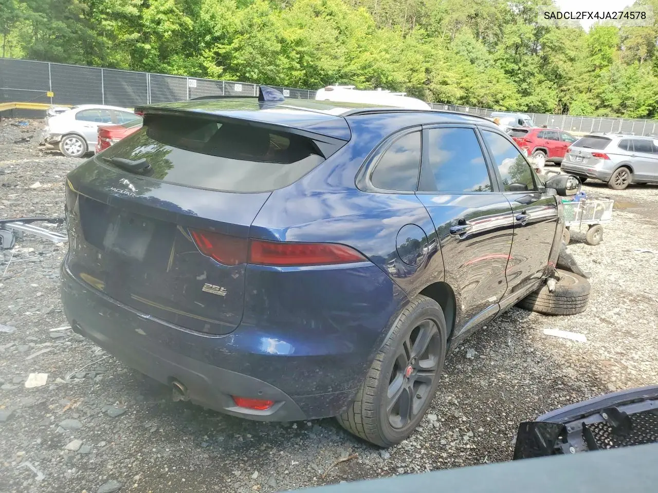 2018 Jaguar F-Pace R - Sport VIN: SADCL2FX4JA274578 Lot: 60306506
