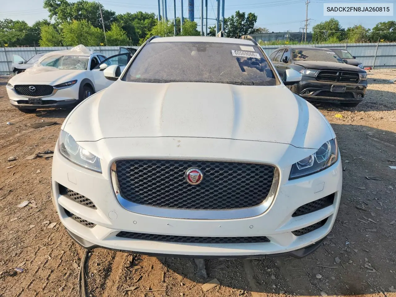 2018 Jaguar F-Pace Prestige VIN: SADCK2FN8JA260815 Lot: 60569066