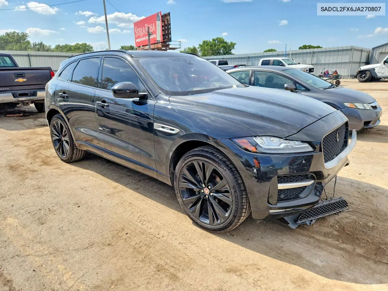 2018 Jaguar F-Pace R - Sport VIN: SADCL2FX6JA270807 Lot: 61217146