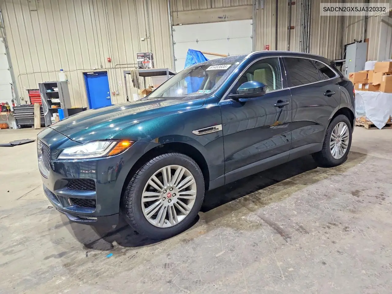 2018 Jaguar F-Pace Portfolio VIN: SADCN2GX5JA320332 Lot: 61483606