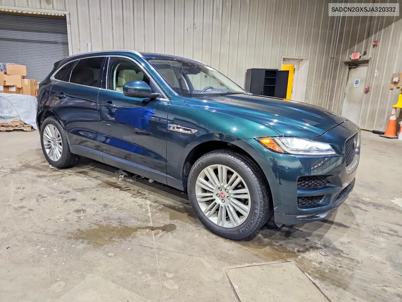 2018 Jaguar F-Pace Portfolio VIN: SADCN2GX5JA320332 Lot: 61483606