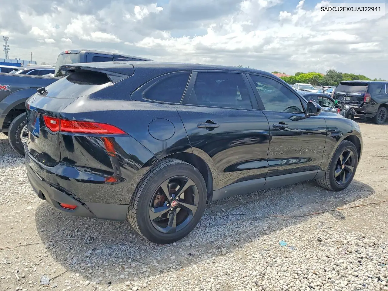 2018 Jaguar F-Pace Premium VIN: SADCJ2FX0JA322941 Lot: 61484756