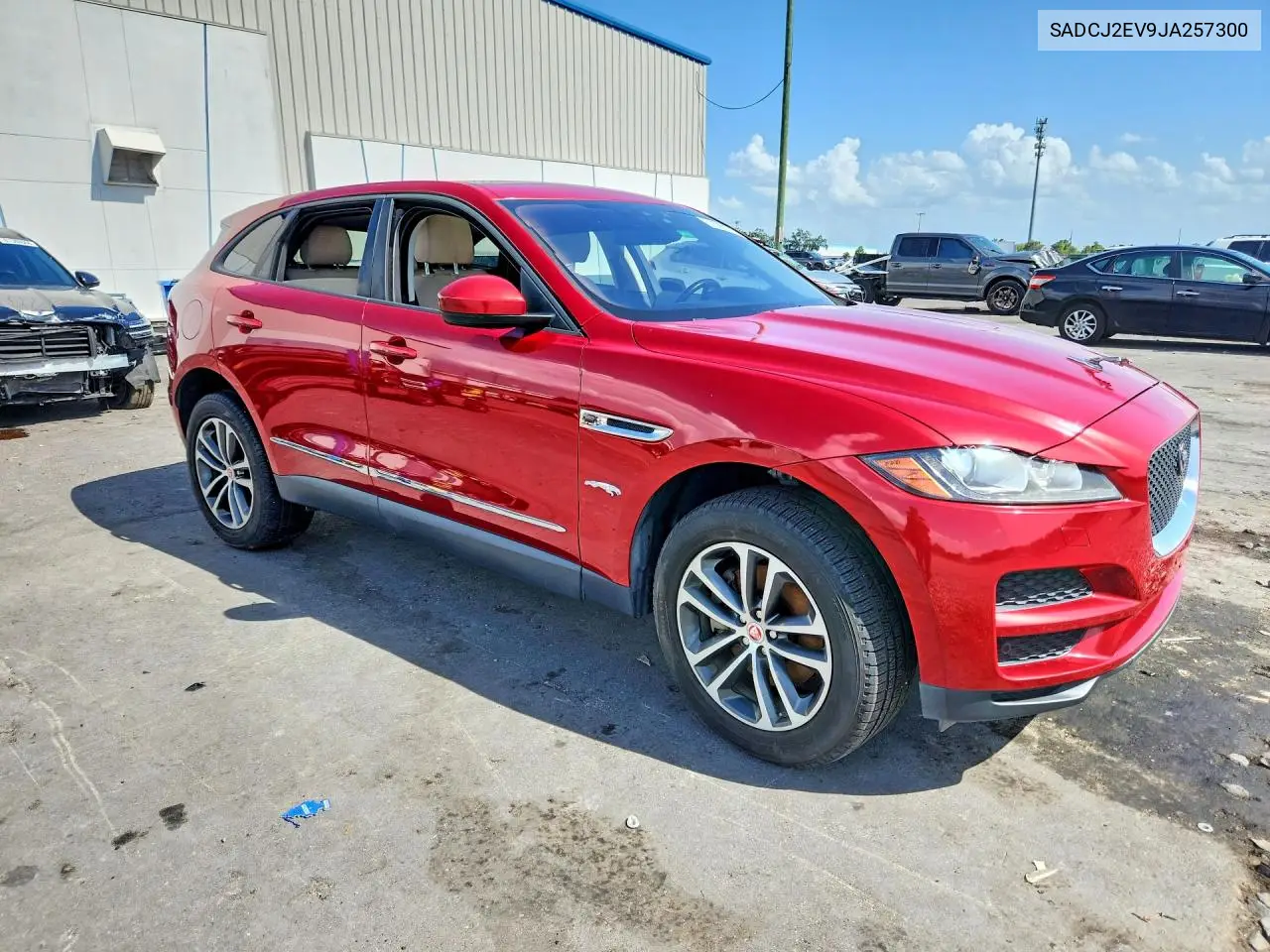 2018 Jaguar F-Pace Premium VIN: SADCJ2EV9JA257300 Lot: 61508676