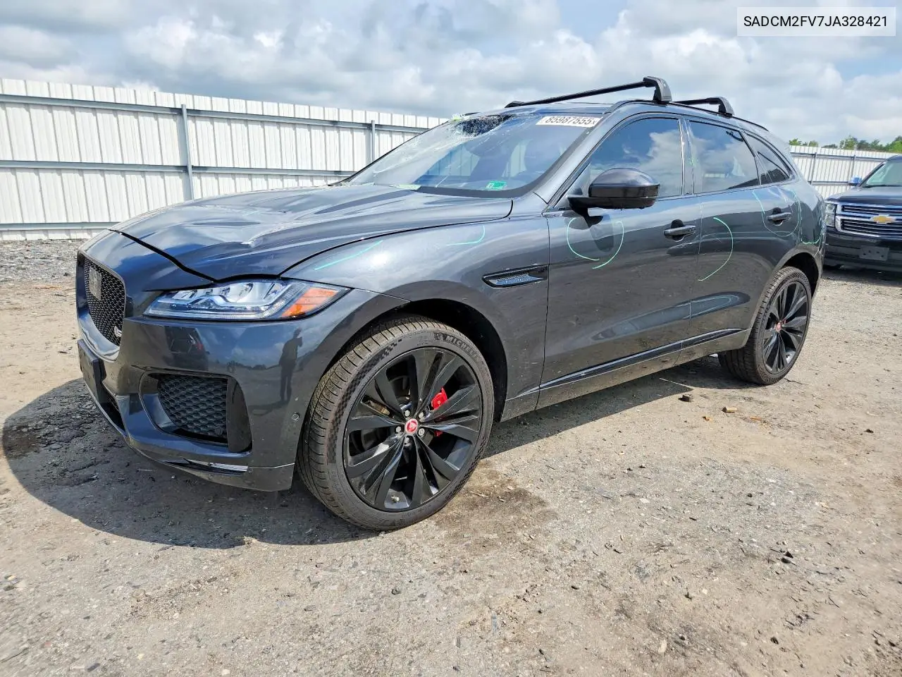 2018 Jaguar F-Pace S VIN: SADCM2FV7JA328421 Lot: 85987555