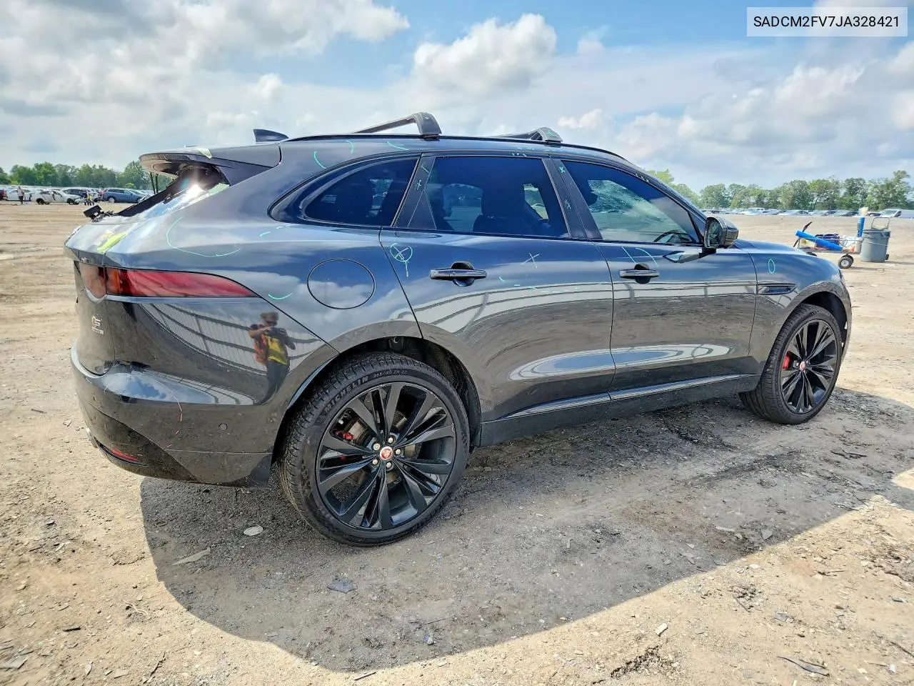 2018 Jaguar F-Pace S VIN: SADCM2FV7JA328421 Lot: 85987555