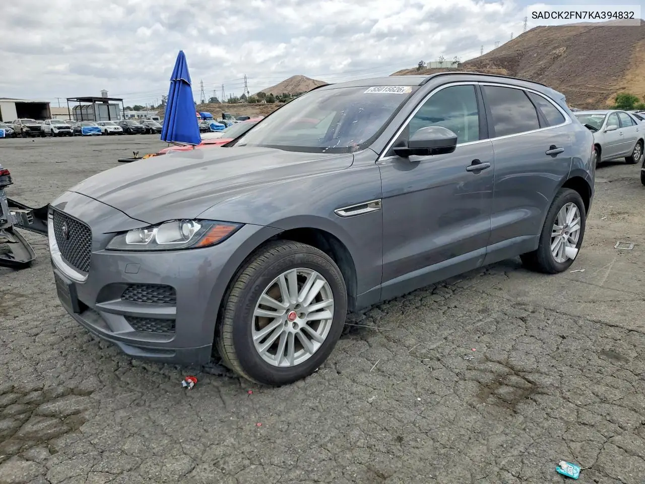 2019 Jaguar F-Pace Prestige VIN: SADCK2FN7KA394832 Lot: 55015626