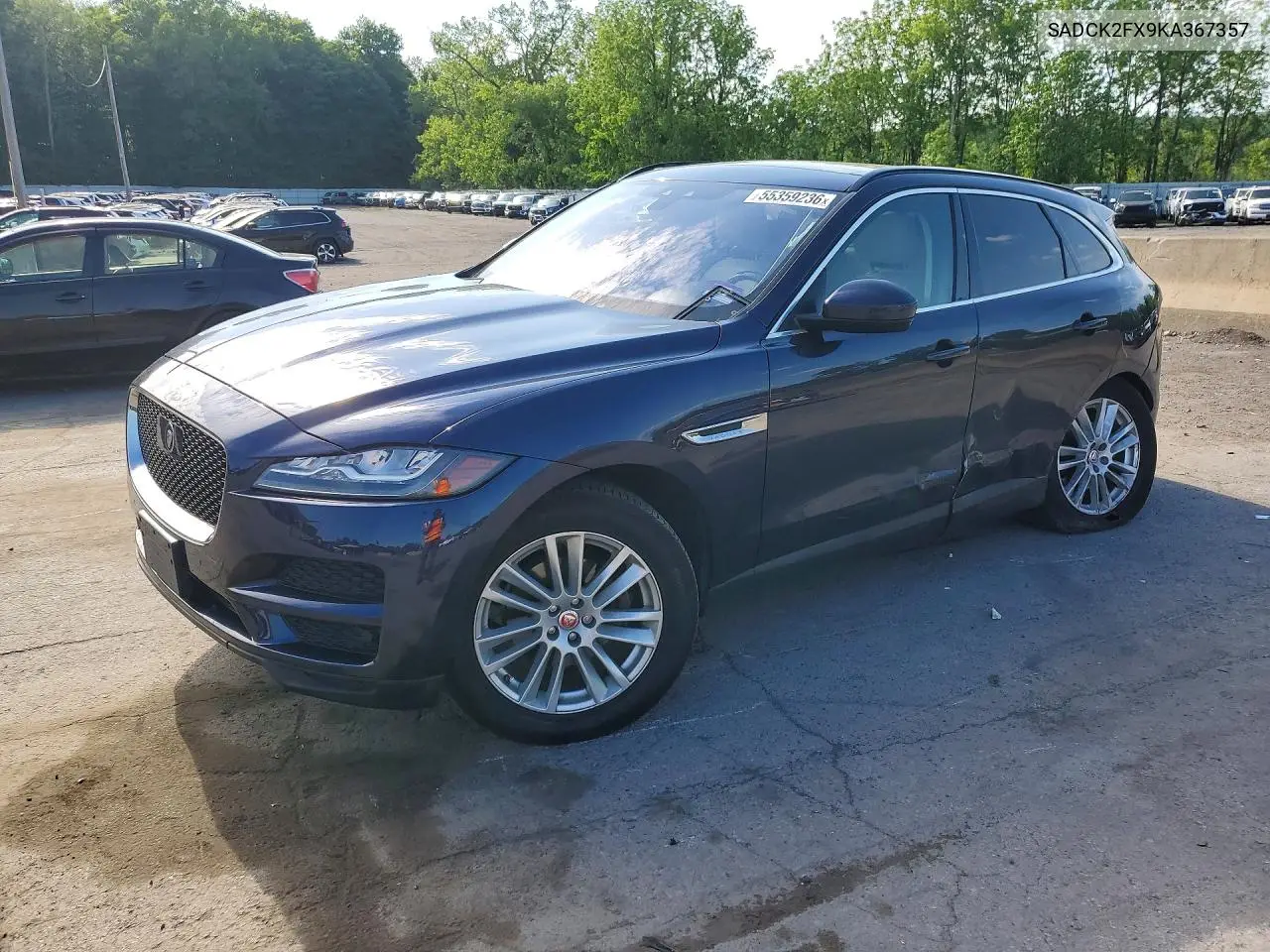 2019 Jaguar F-Pace Prestige VIN: SADCK2FX9KA367357 Lot: 55359236