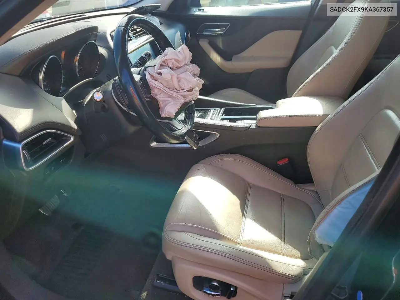 2019 Jaguar F-Pace Prestige VIN: SADCK2FX9KA367357 Lot: 55359236