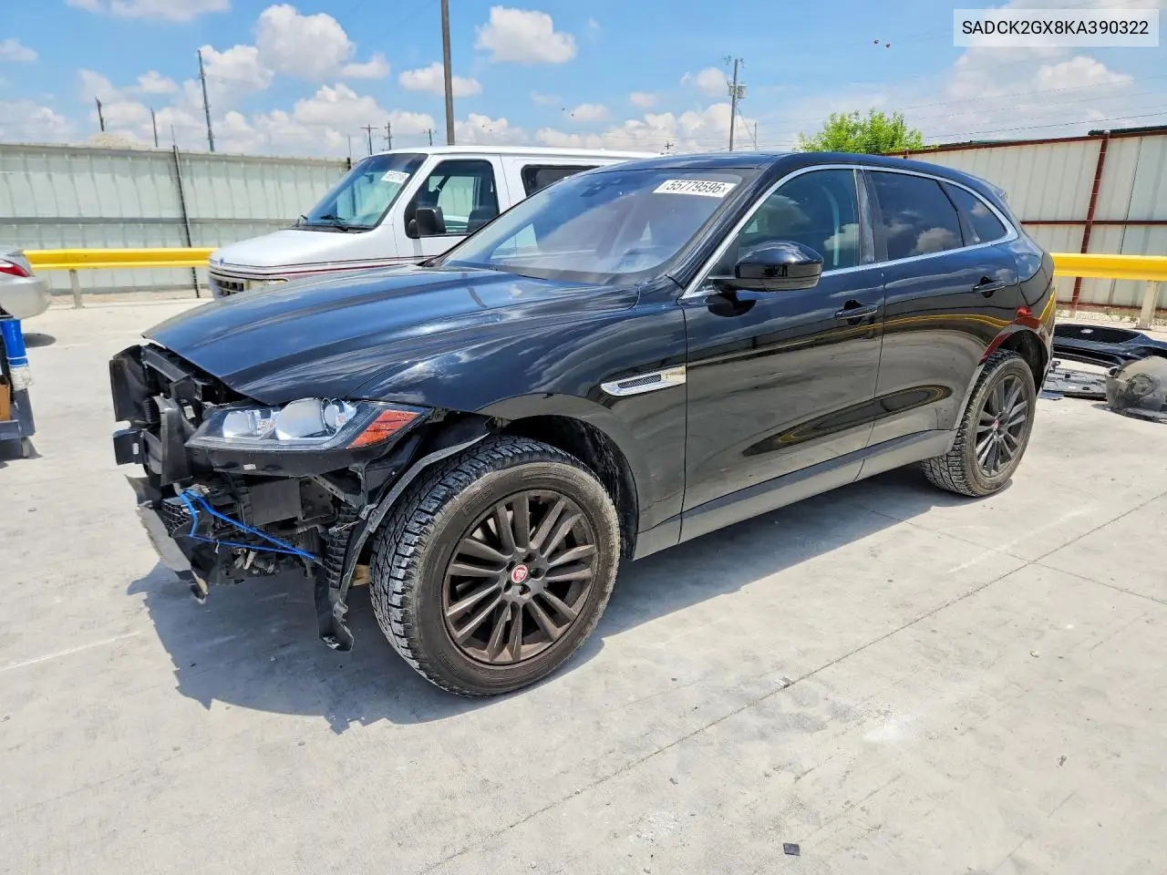 2019 Jaguar F-Pace Prestige VIN: SADCK2GX8KA390322 Lot: 55779596
