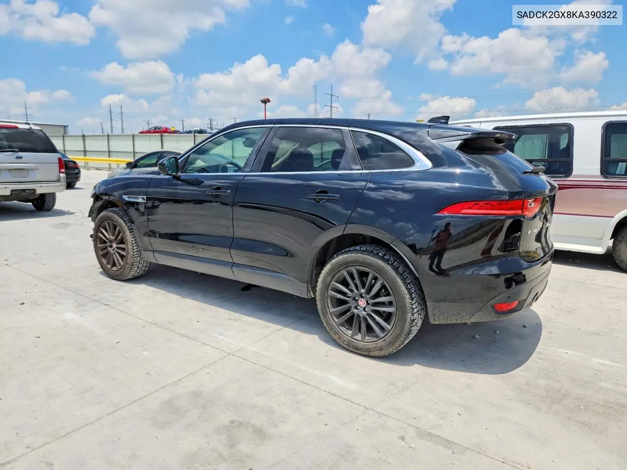 2019 Jaguar F-Pace Prestige VIN: SADCK2GX8KA390322 Lot: 55779596