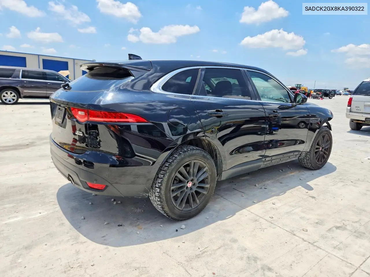 2019 Jaguar F-Pace Prestige VIN: SADCK2GX8KA390322 Lot: 55779596