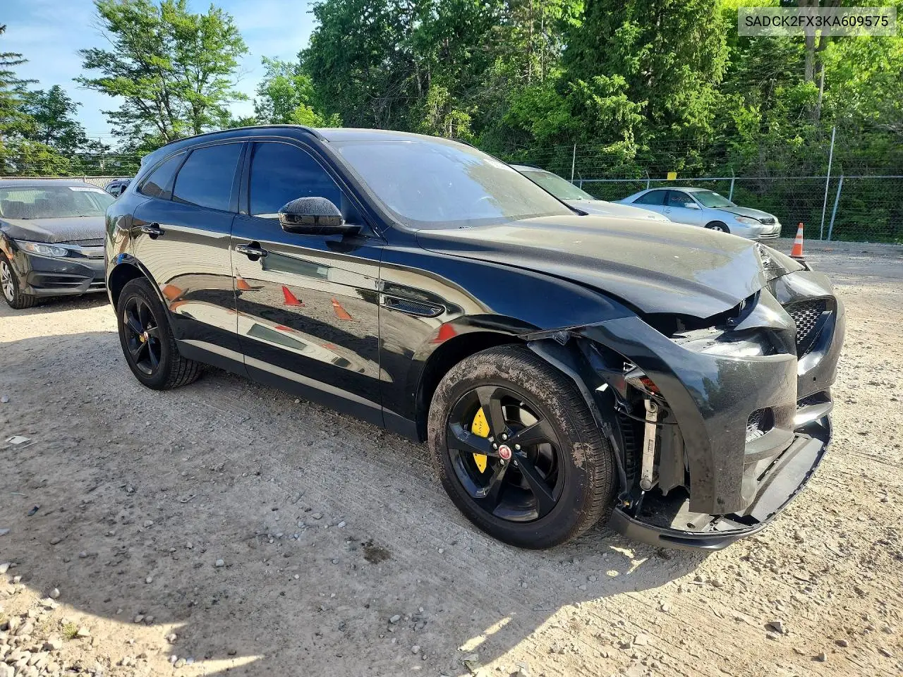 2019 Jaguar F-Pace Prestige VIN: SADCK2FX3KA609575 Lot: 56044046